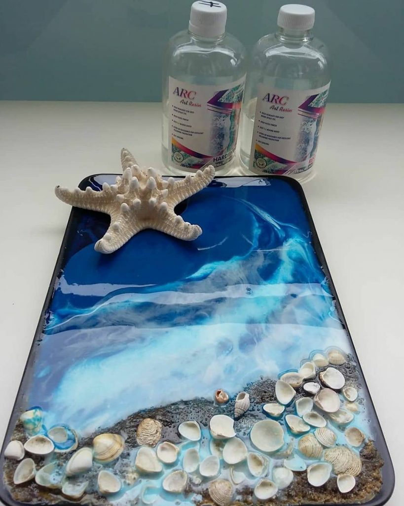 Rezin-Arte (Epoxy,Resin,Paint,Color,Art) Mermaid Pigment 40 gram Jar